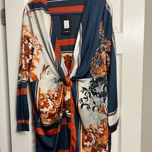 Sexy new front knot dress fashion nova